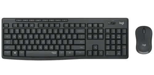 Set Tastatură + Mouse Logitech MK295, Fără fir, Negru