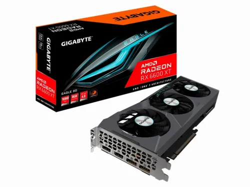 Видеокарта Gigabyte GV-R66XTEAGLE-8GD,  8GB GDDR6 128бит