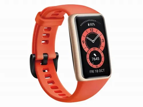 Спортивные/Тренировочные часы Huawei Band 6, 43мм, Amber Sunrise