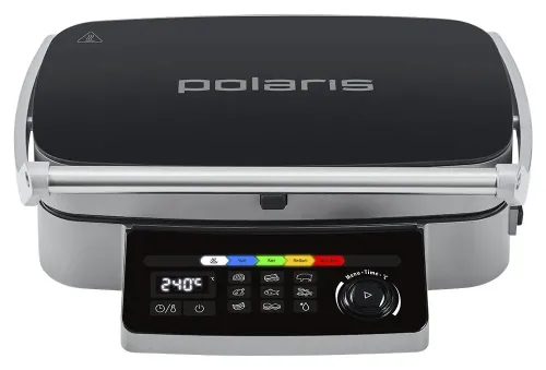 Grătar electric Polaris PGP3002DP, 2200W, Argintiu
