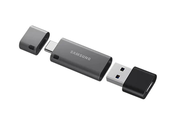 Memorie USB Samsung DUO Plus, 32GB, Negru/Gri