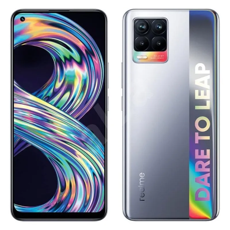 Smartphone Realme 8 , 128GB/6GB, Argintiu