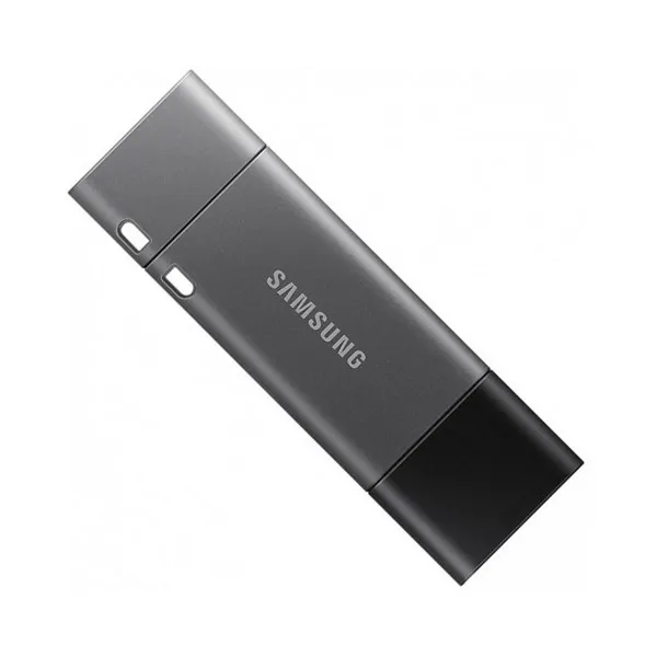 USB Flash накопитель Samsung DUO Plus, 32Гб, Чёрный/Серый