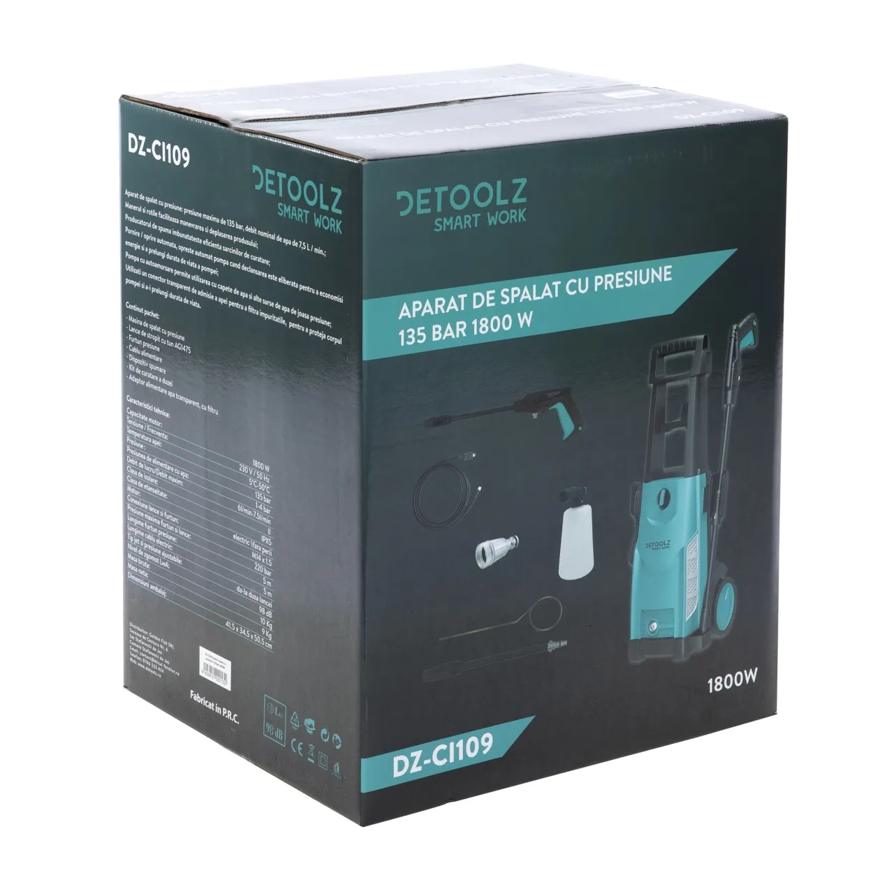 Мойка высокого давления Detoolz 135bar 1800W — 6