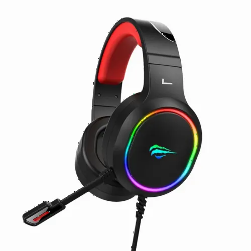 Căști gaming Havit H662d, Cu fir, Negru