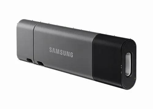 Memorie USB Samsung DUO Plus, 32GB, Negru/Gri