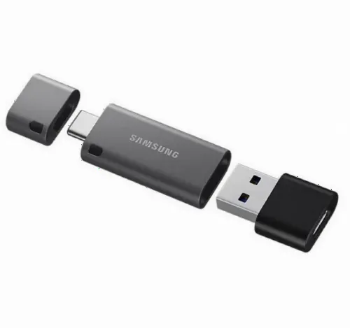 Memorie USB Samsung DUO Plus, 32GB, Negru/Gri