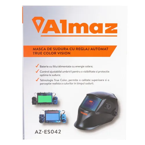 Masca de sudura Almaz cu reglaj automat True Color Vision