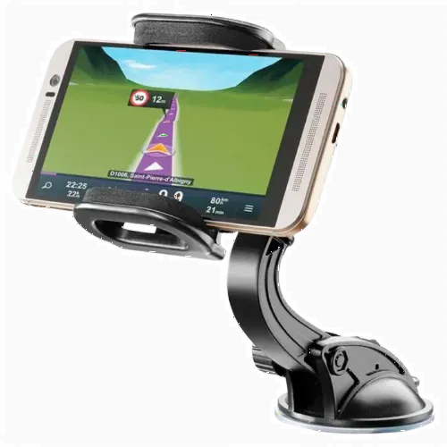Suport Auto Cellularline Hug Flexi - Universal, Negru