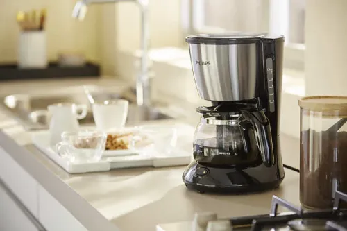 Cafetieră PHILIPS Daily Collection HD7435/20, 700W, Negru