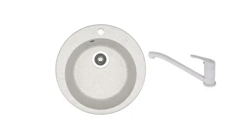 SET chiuveta Dr Gans GALA + SanDonna F 1066 gri