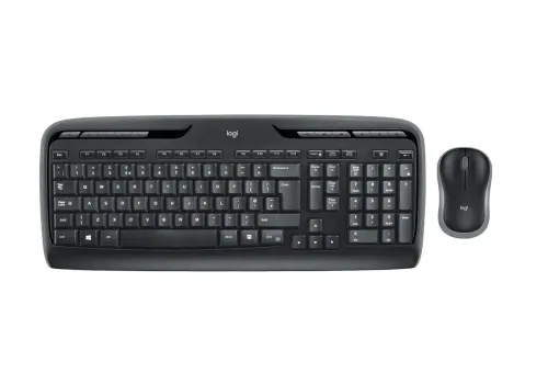 Set Tastatură + Mouse Logitech MK330, Fără fir, Negru