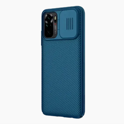 Husă tip carte Nillkin Redmi Note 10 - Camshield, Albastru