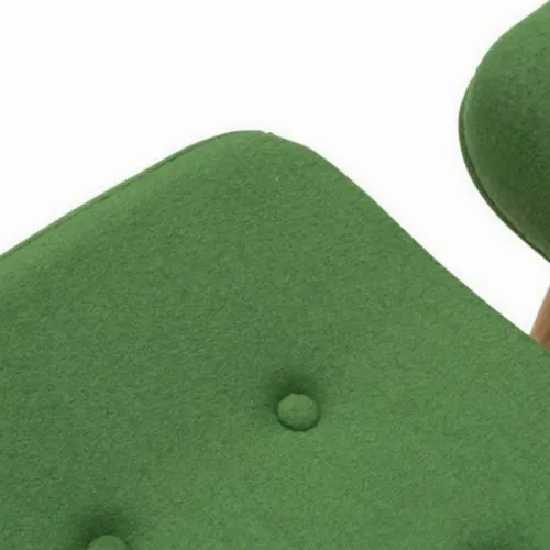 Fotoliu cu suport picioare WALTZ (verde)