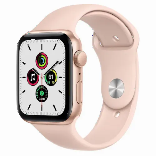 Умные часы Apple Watch SE MYDR2, 44мм, Алюминиевый корпус со спортивным ремешком Pink Sand