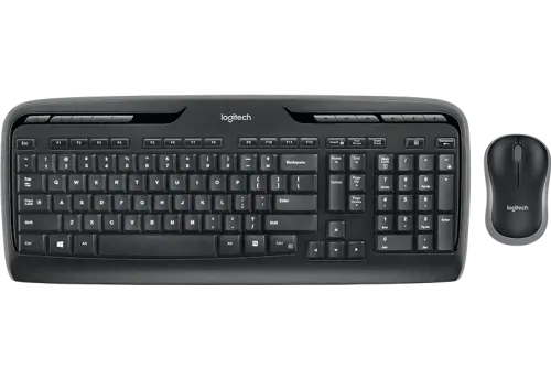 Set Tastatură + Mouse Logitech MK330, Fără fir, Negru
