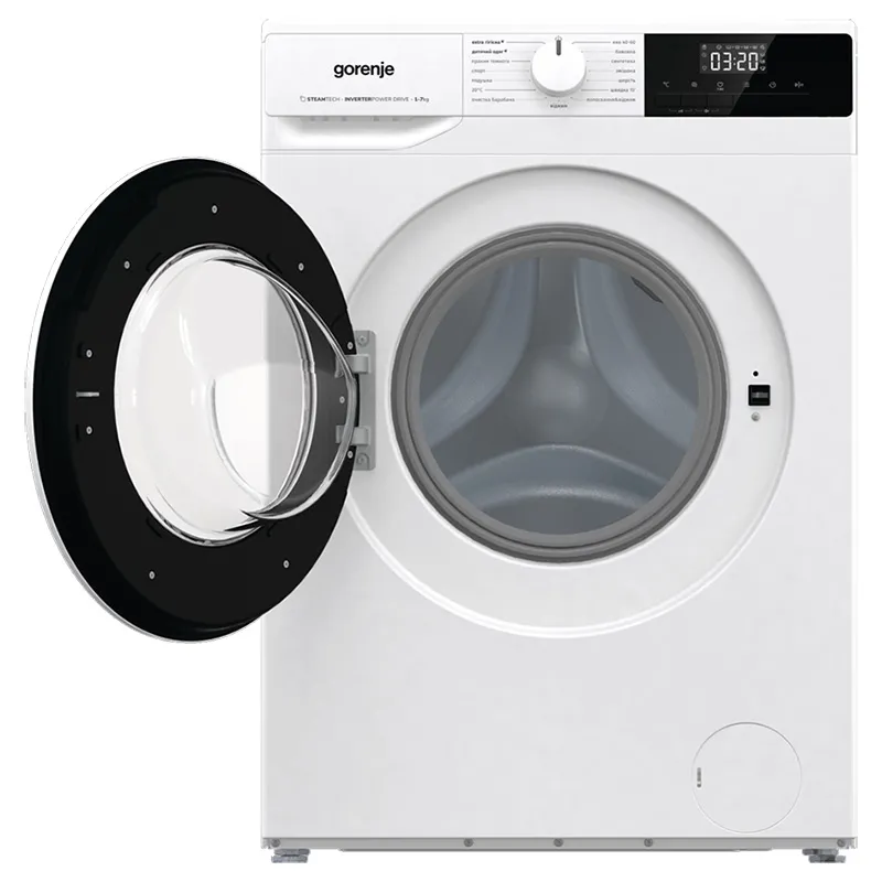 Mașină de spălat Gorenje WNHPI 72 SCSIRV/UA , 7kg, Alb