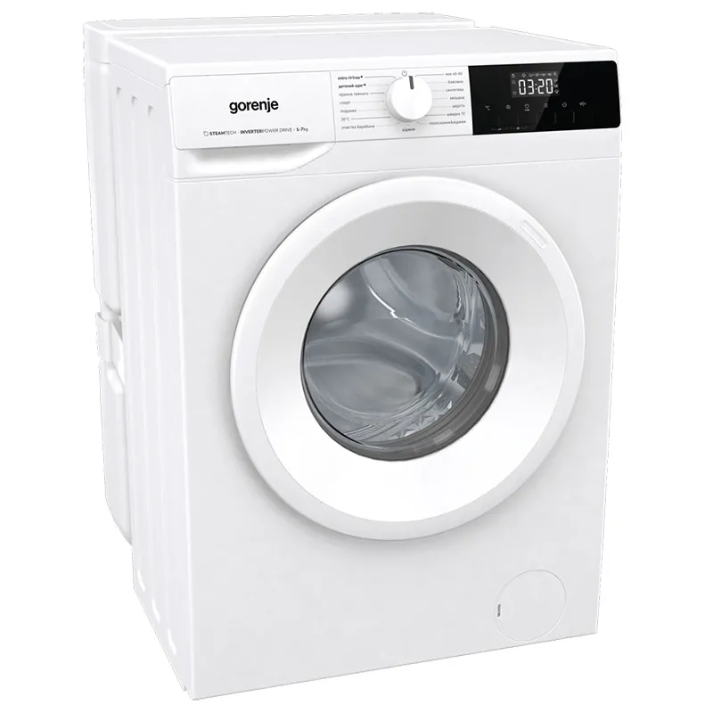 Mașină de spălat Gorenje WNHPI 72 SCSIRV/UA , 7kg, Alb