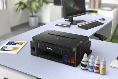 Multifunctional Inkjet Canon PIXMA G2411, Negru