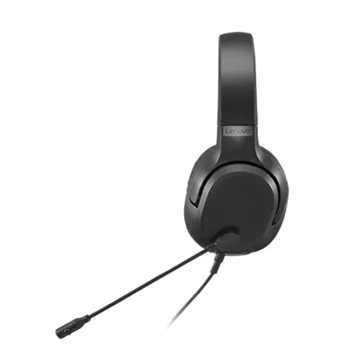 Игровая Гарнитура Lenovo H100, Проводной аналоговый, Чёрный