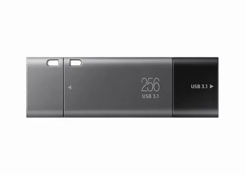 Memorie USB Samsung DUO Plus, 256GB, Gri/Negru
