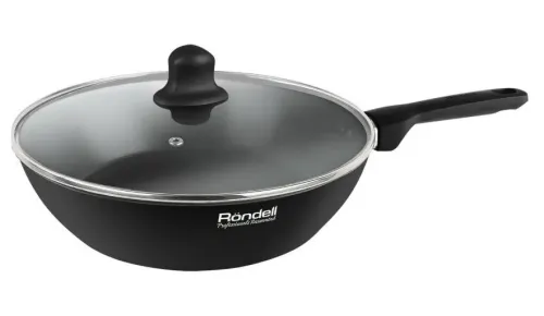 Tigaie adâncă Rondell RDA-1374, 28cm, Negru