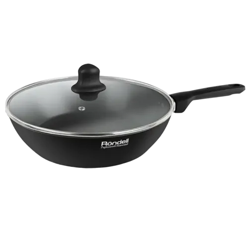 Tigaie adâncă Rondell RDA-1374, 28cm, Negru