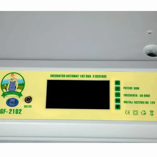 Incubator automat 192oua 3 sertare Micul Fermier (84362100)