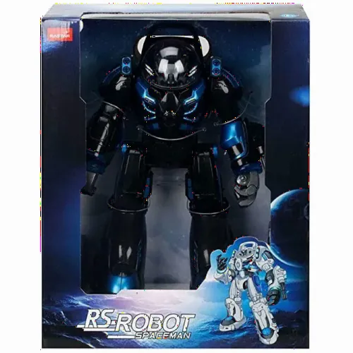 Jucărie cu telecomandă Rastar Robot Spaceman, Negru/Albastru (76960)
