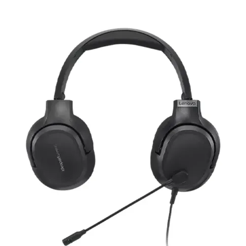 Игровая Гарнитура Lenovo H100, Проводной аналоговый, Чёрный