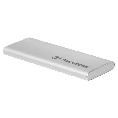 Внешний портативный SSD накопитель Transcend ESD260C, 1 ТБ, Серебристый (TS1TESD260C)