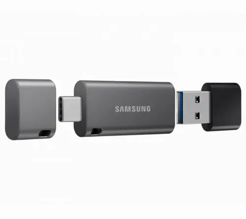 Memorie USB Samsung DUO Plus, 256GB, Gri/Negru