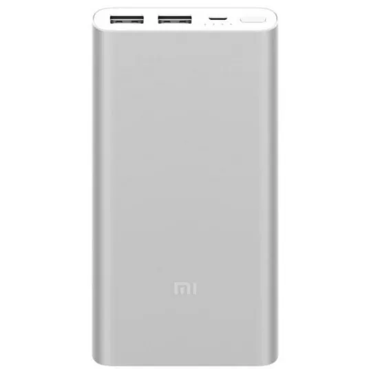 Портативное зарядное устройство Xiaomi Power Bank 2S, 10000мА·ч, Серебристый