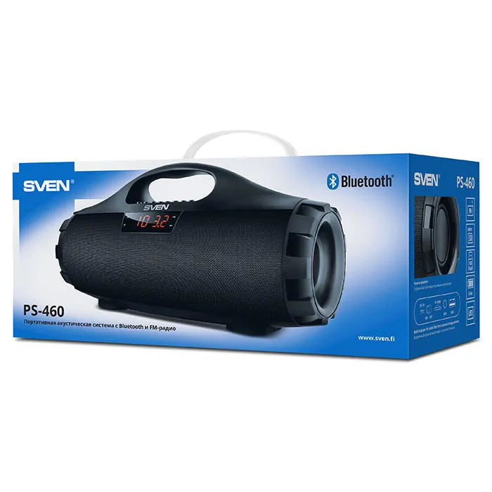 Портативная колонка SVEN PS-460, Чёрный