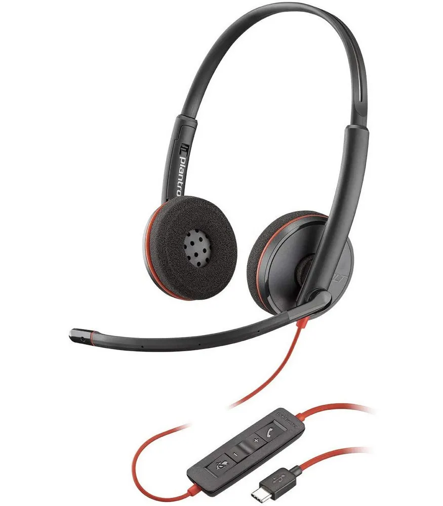 Căști Plantronics Blackwire C3220, Negru