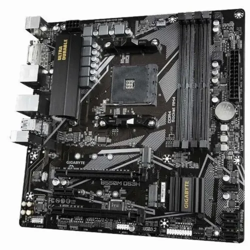 Placă de bază Gigabyte B550M DS3H, AM4, AMD B550, Micro-ATX