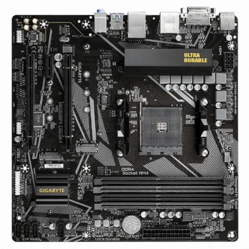 Placă de bază Gigabyte B550M DS3H, AM4, AMD B550, Micro-ATX