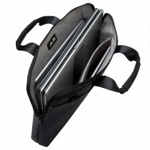 Geantă pentru Laptop RivaCase Orly, 15.6", Poliester, Negru