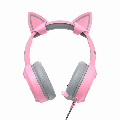Căști gaming Havit H2233d, Cu fir, Roz