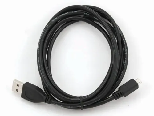 Cablu încărcare și sincronizare Cablexpert CCP-mUSB2-AMBM-0.1M, USB Type-A/micro-USB, 0,1m, Negru