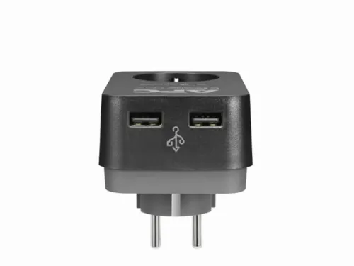 Сетевой фильтр APC Essential SurgeArrest PME1WU2BRS, 1 Розеток, Чёрный