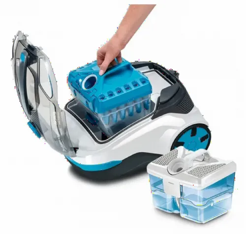 Aspirator Thomas DRY & AQUA-BOX PARKETT, Alb | Albastru