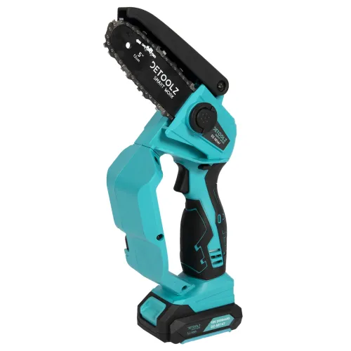 Fierăstrău cu lant pe acumulator Detoolz 110mm 18V 2Ah 
