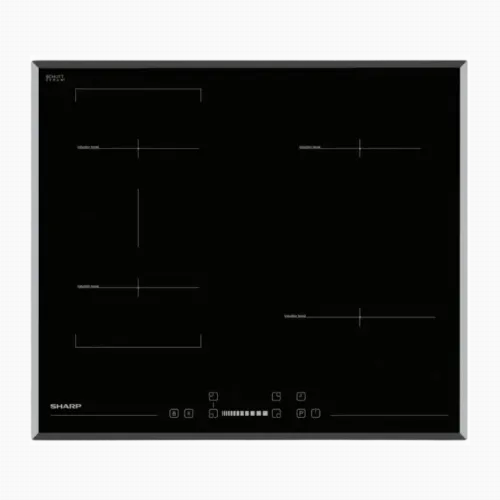 Plită cu inducție Sharp KH6I27CS00EU, Negru