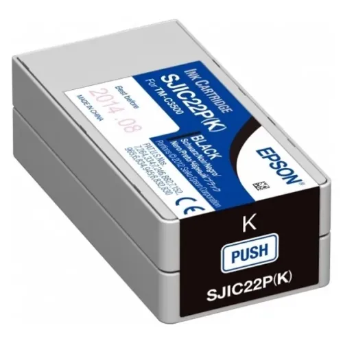 Cartuș de cerneală Epson SJIC22P, C33S020601, Negru