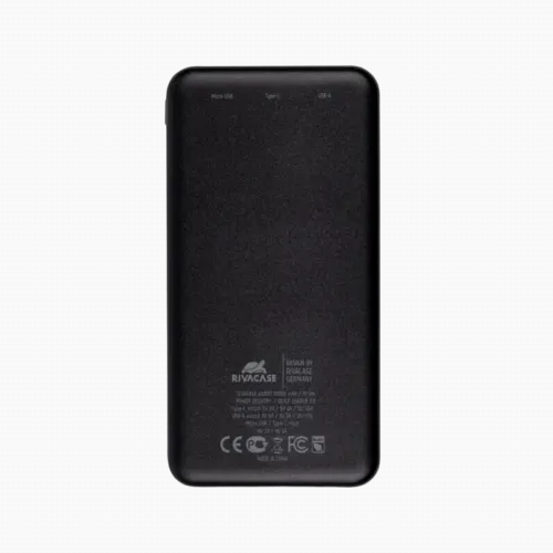 Power Bank Rivacase 10000 mAh QC 3.0/PD, VA2531, Black