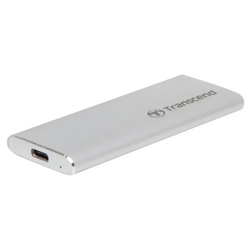 Внешний портативный SSD накопитель Transcend ESD260C, 500 ГБ, Серебристый (TS500GESD260C)