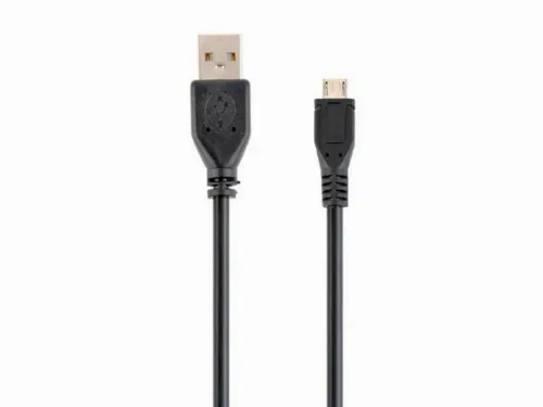Cablu încărcare și sincronizare Cablexpert CCP-mUSB2-AMBM-0.1M, USB Type-A/micro-USB, 0,1m, Negru