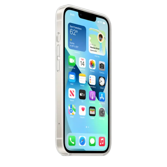 Чехол Apple iPhone 13, Прозрачный