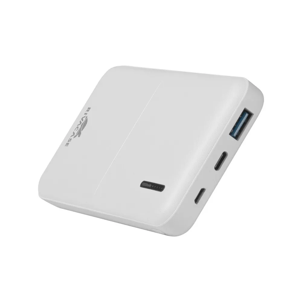 Power Bank Rivacase 10000 mAh QC 3.0/PD, VA2531, White